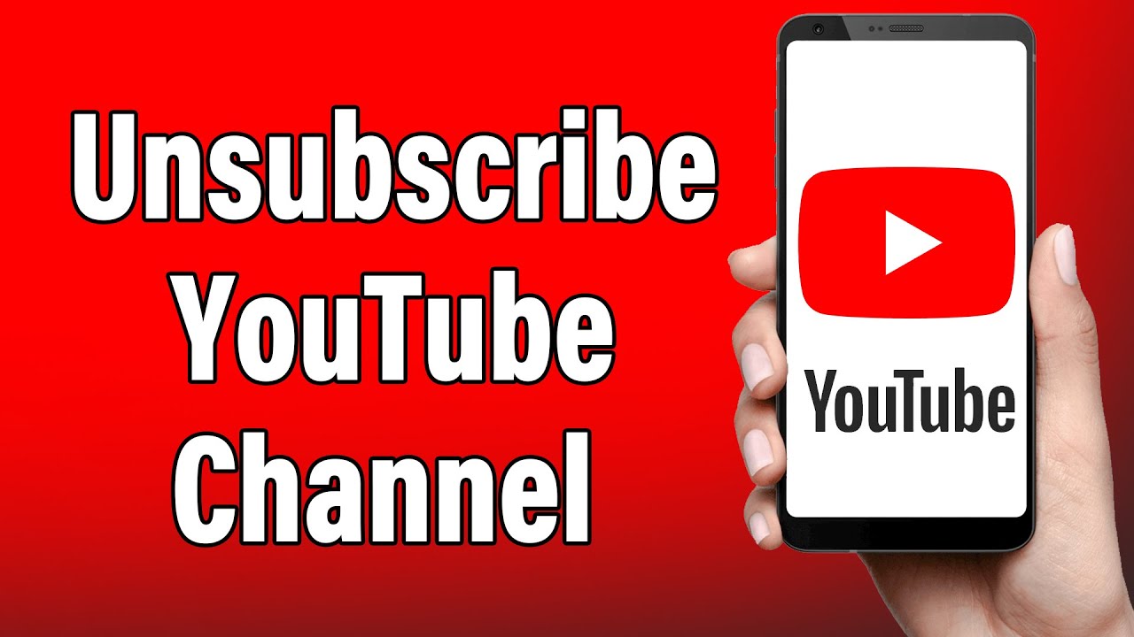 How To Unsubscribe From YouTube Channel 2022  Delete Remove YouTube 