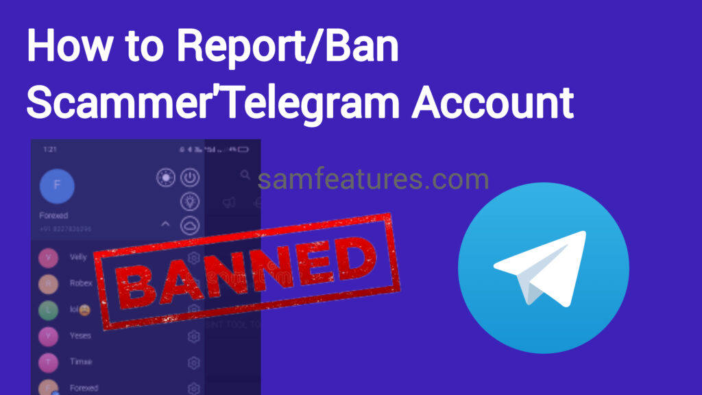 How to report scammer and fake telegram account How to report scammer 