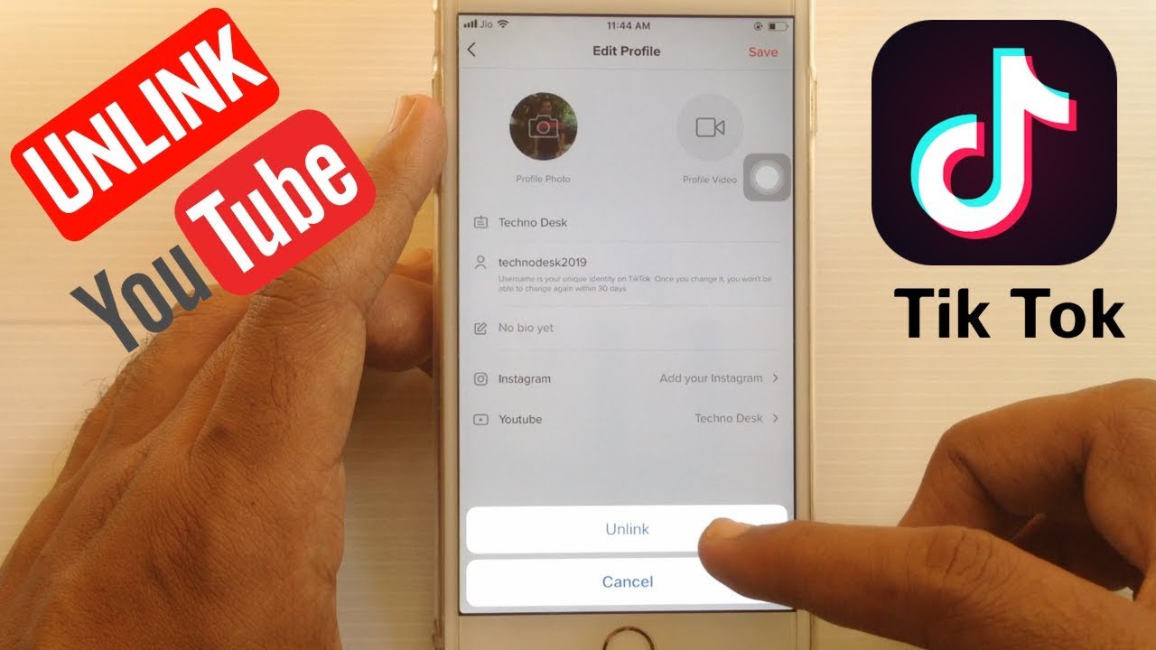 How to Unlink YouTube From Tik Tok  YouTube