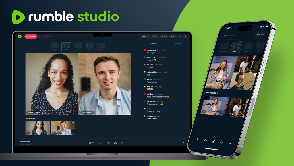 Rumble Announces Public Launch of Rumble Studio  Rumble