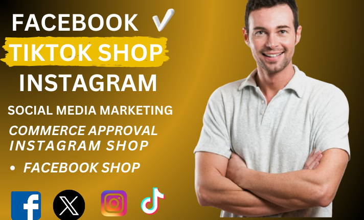 I Will Set Up TikTok Shop, Instagram Shop, Facebook Shop