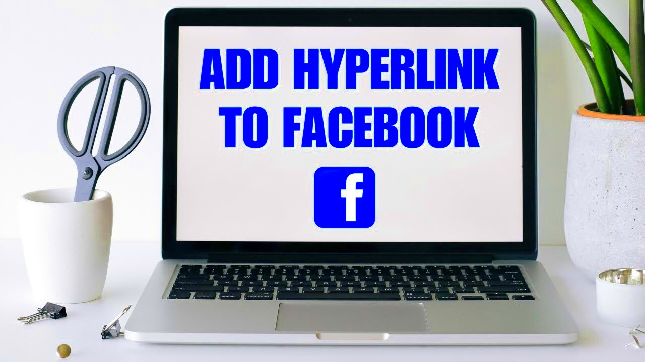 How to Add Hyperlink to Facebook Post  YouTube