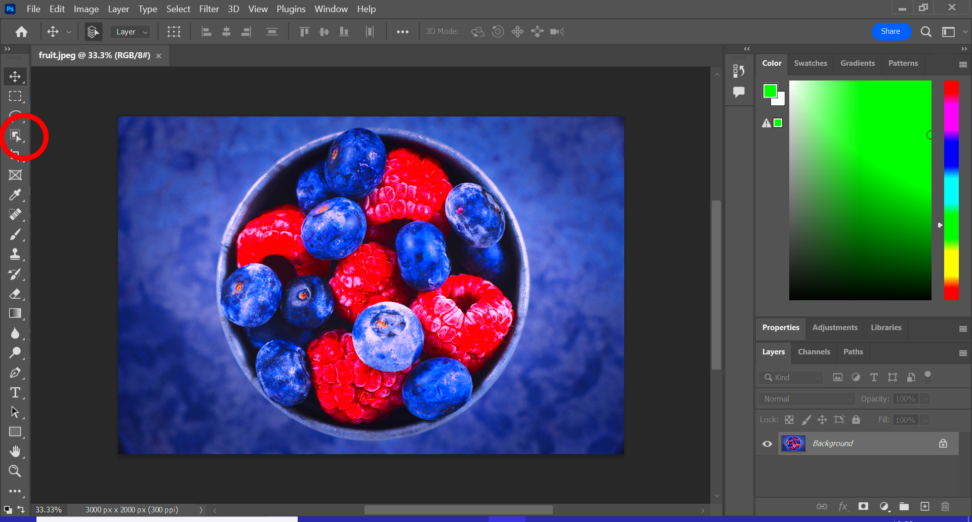 How to cut out an image in Photoshop