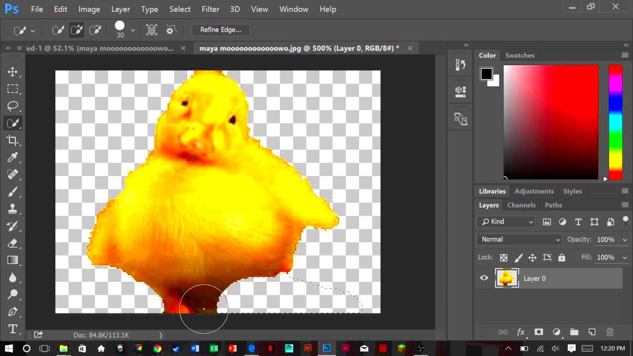 how to cut out a shape in photoshop the quick and easy way  YouTube