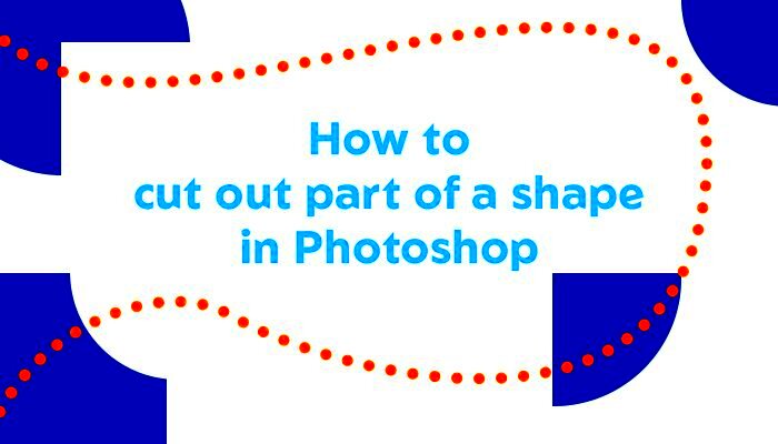 How to cut out part of a shape in Photoshop  Clipping Solution