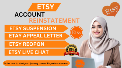 I Will Reopen and Reinstate Your Suspended Etsy Account with a Unique Etsy Appeal Letter