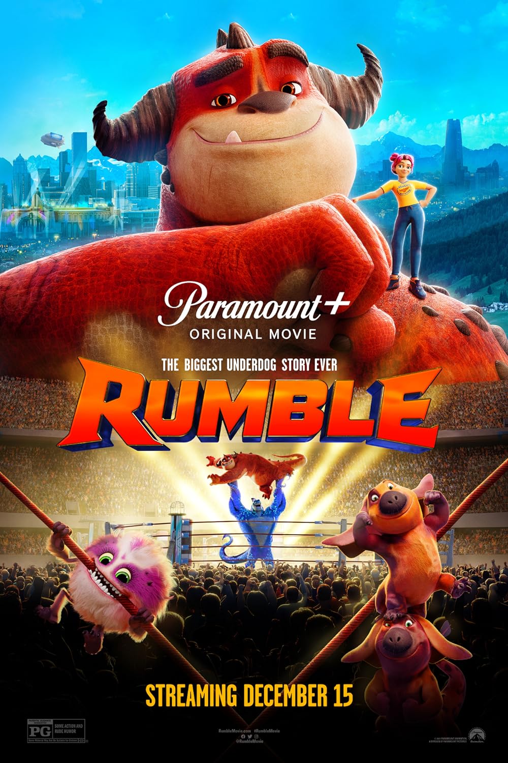 Download Rumble 2021 Dual Audio HindiEnglish 480p 300MB  720p 