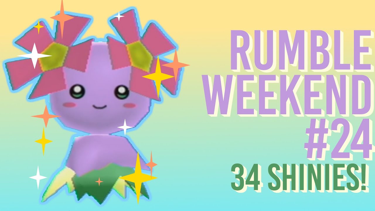 629  A whopping 34 Rumble shinies in one weekend Rumble Weekend 24 