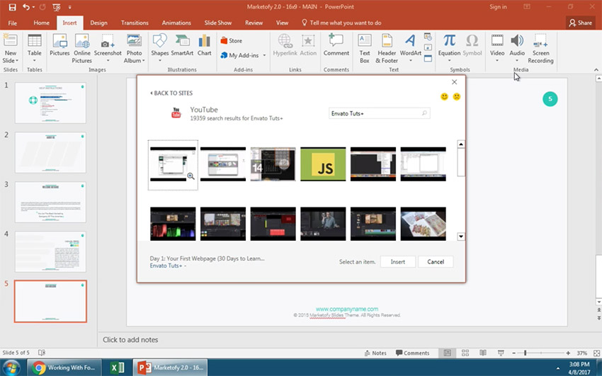 How To Insert Youtube Videos Into Powerpoint Slideshows  Images and 