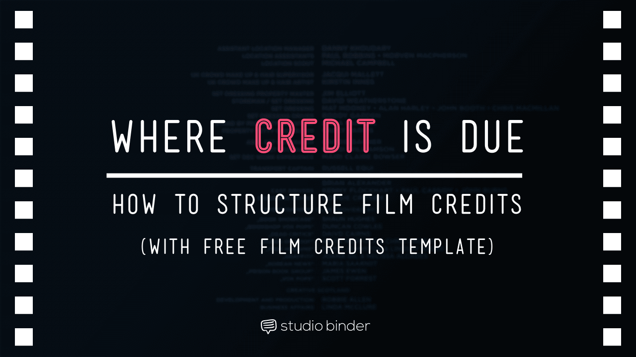 The Ultimate Guide to Film Credits Order Hierarchy with Template