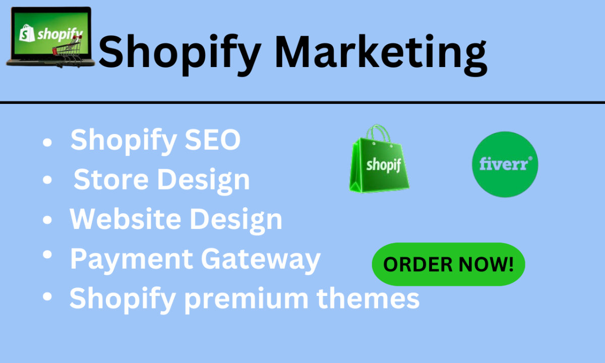 I Will Design and Redesign Your Shopify Dropshipping Store