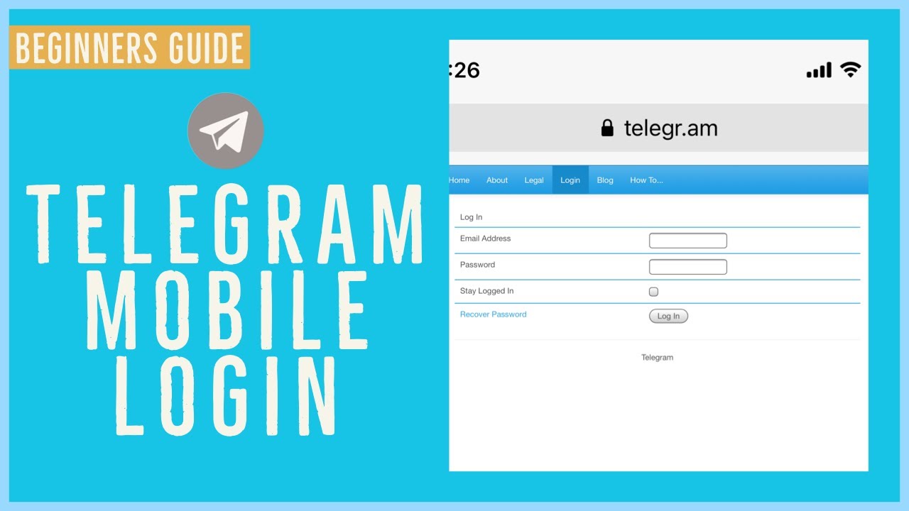 Telegram Login Sign In How to Login Telegram on Mobile Web Browser