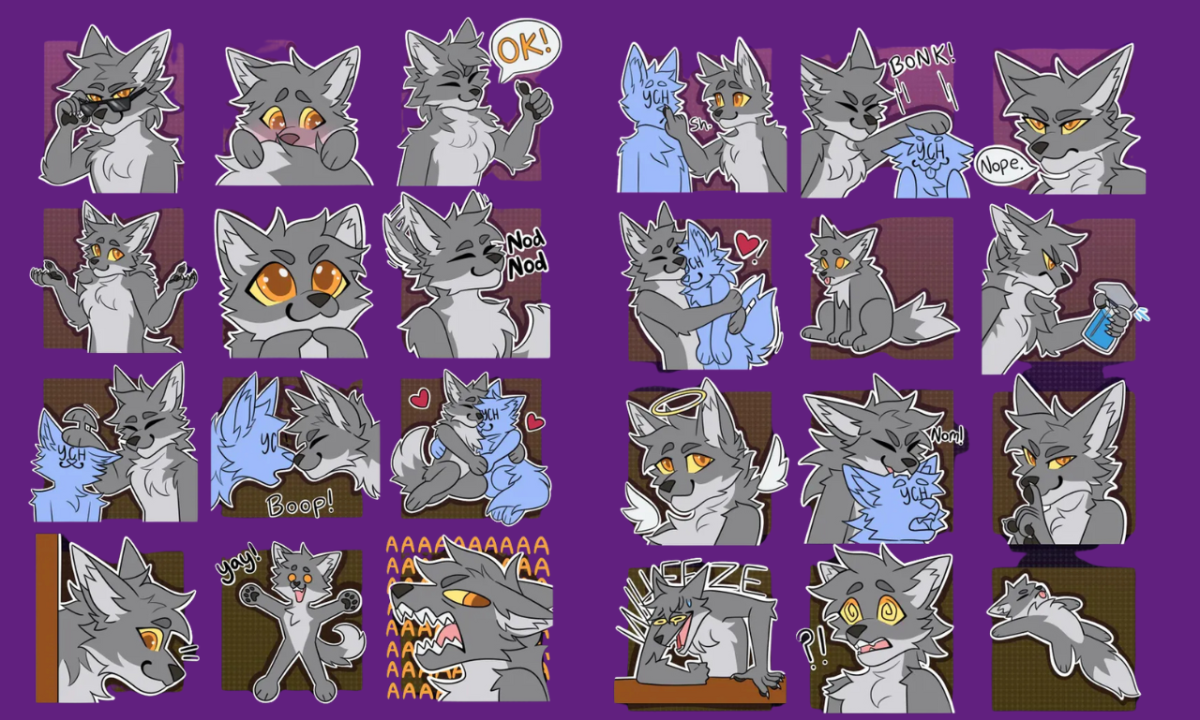 I will do furry stickers, animated Telegram stickers, and crypto stickers