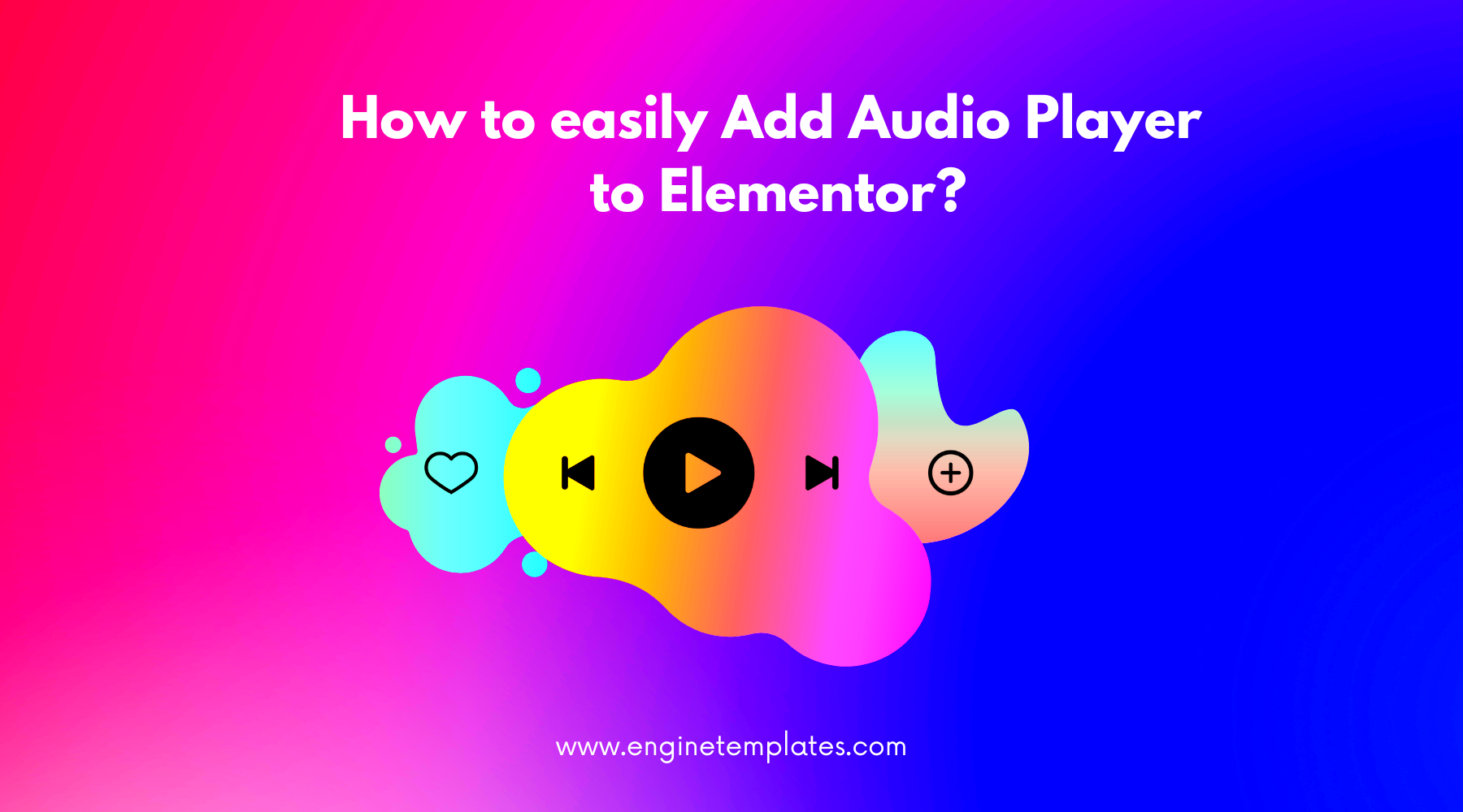 How to easily Add Audio Player to Elementor 2024  Engine Templates