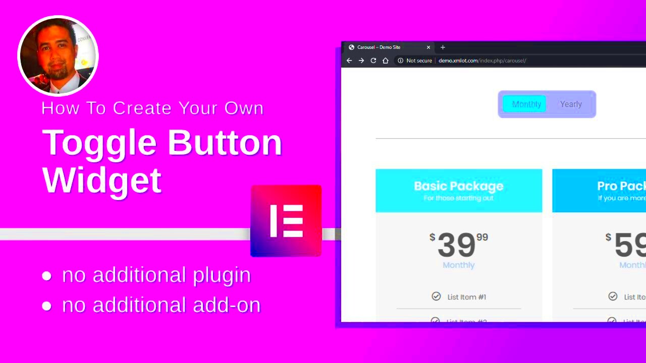 How To Create A Toggle Button With Elementor Pro  No Additional Add 