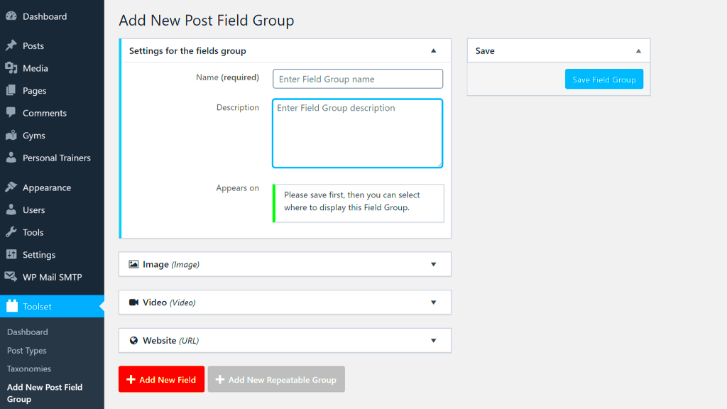 Creating Custom Fields in WordPress  Toolset