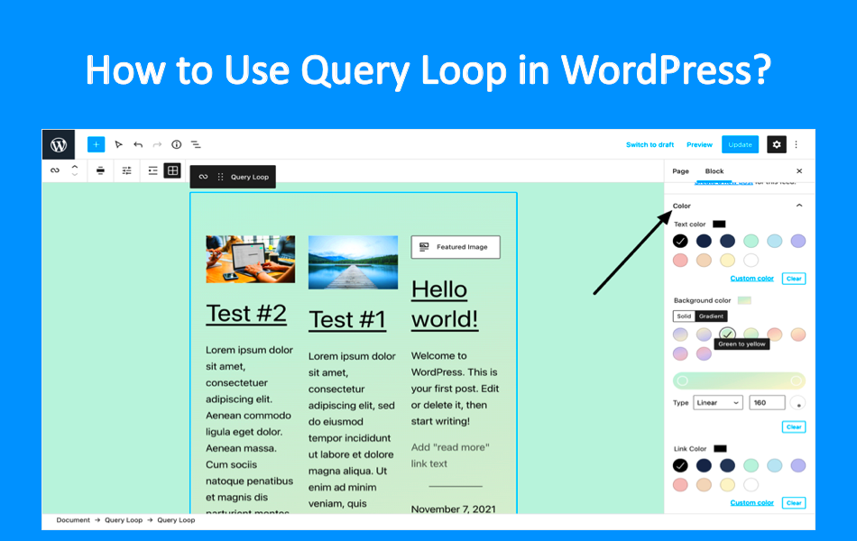 How to Use Query Loop in WordPress to Create Posts List Page  WebNots