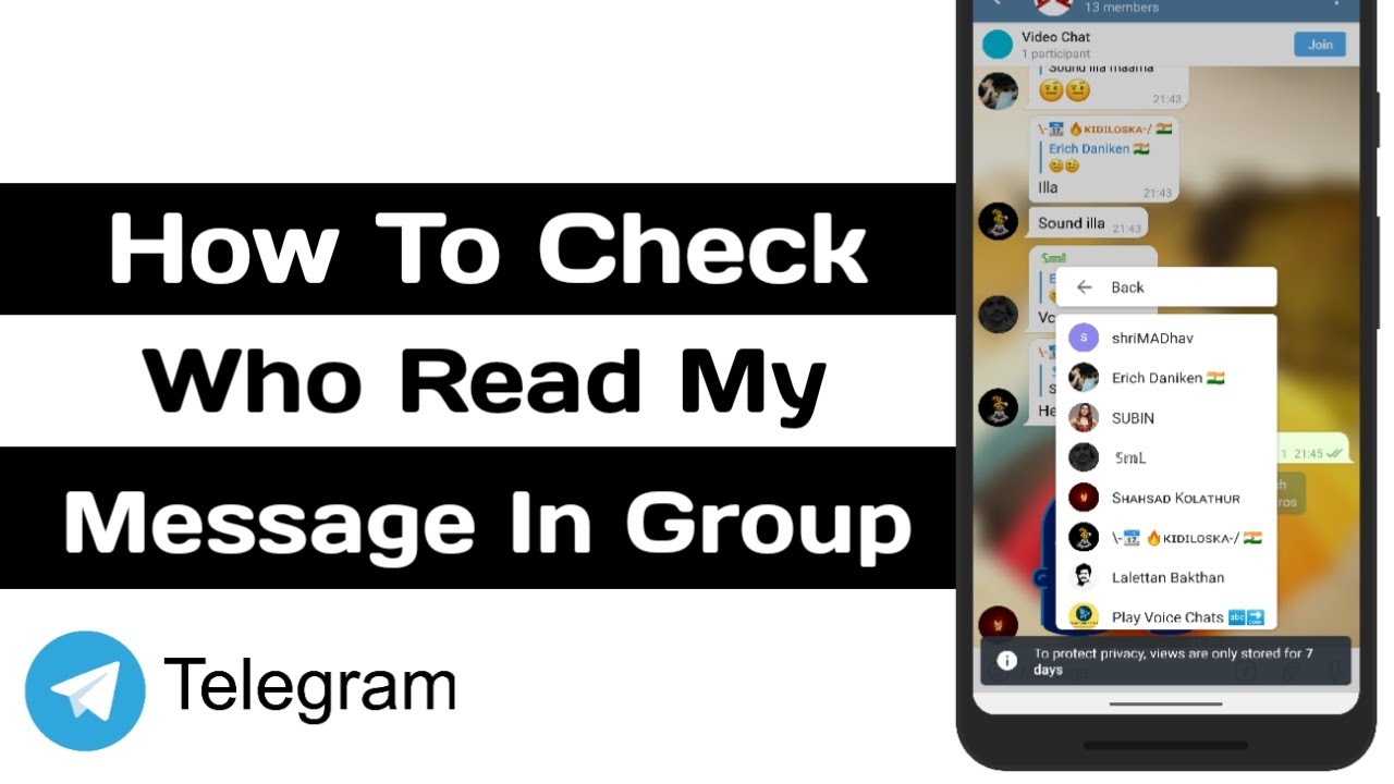 How To Check Who Read My Message in Telegram Groups YouTube