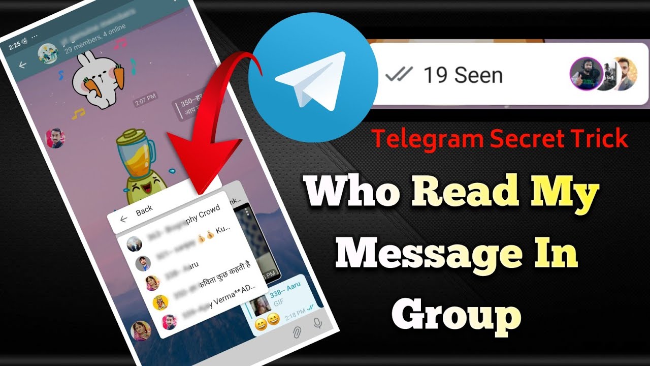 check who read my message in telegram who seen my message in telegram