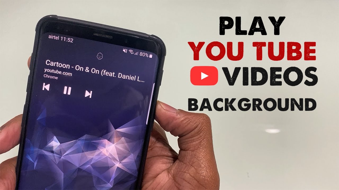 How to Play YouTube Videos in the Background Android  YouTube