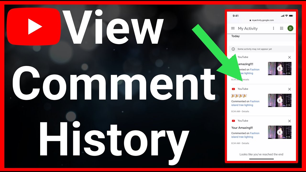 How To View Your YouTube Comment History On Mobile YouTube