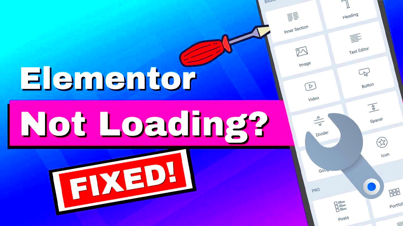 How to Easily Fix Elementor Editor Not Loading in Multiple Ways  YouTube