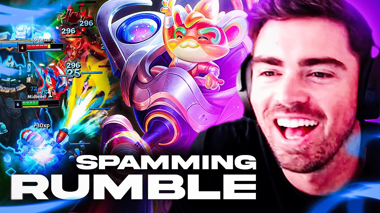 Spamming RUMBLE In PRESEASON YouTube