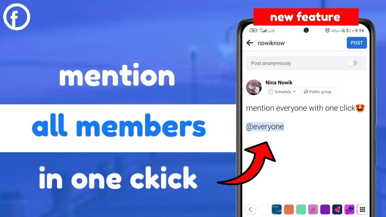 How to Tag Everyone in a Facebook Group  Tag all members group 