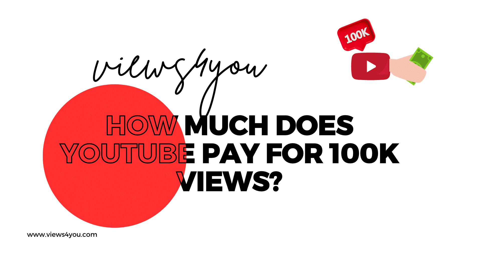 How Much Does YouTube Pay for 100k Views  Views4You