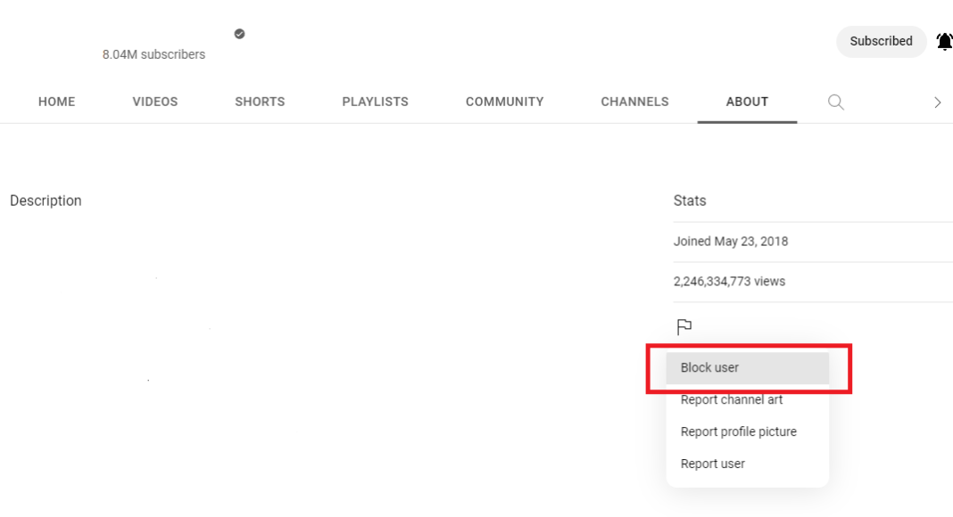 Step-by-Step Guide to Blocking a Channel on YouTube