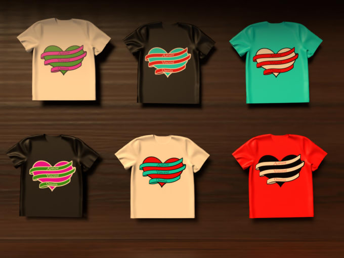 Design custom typographic designs for merchandise print by