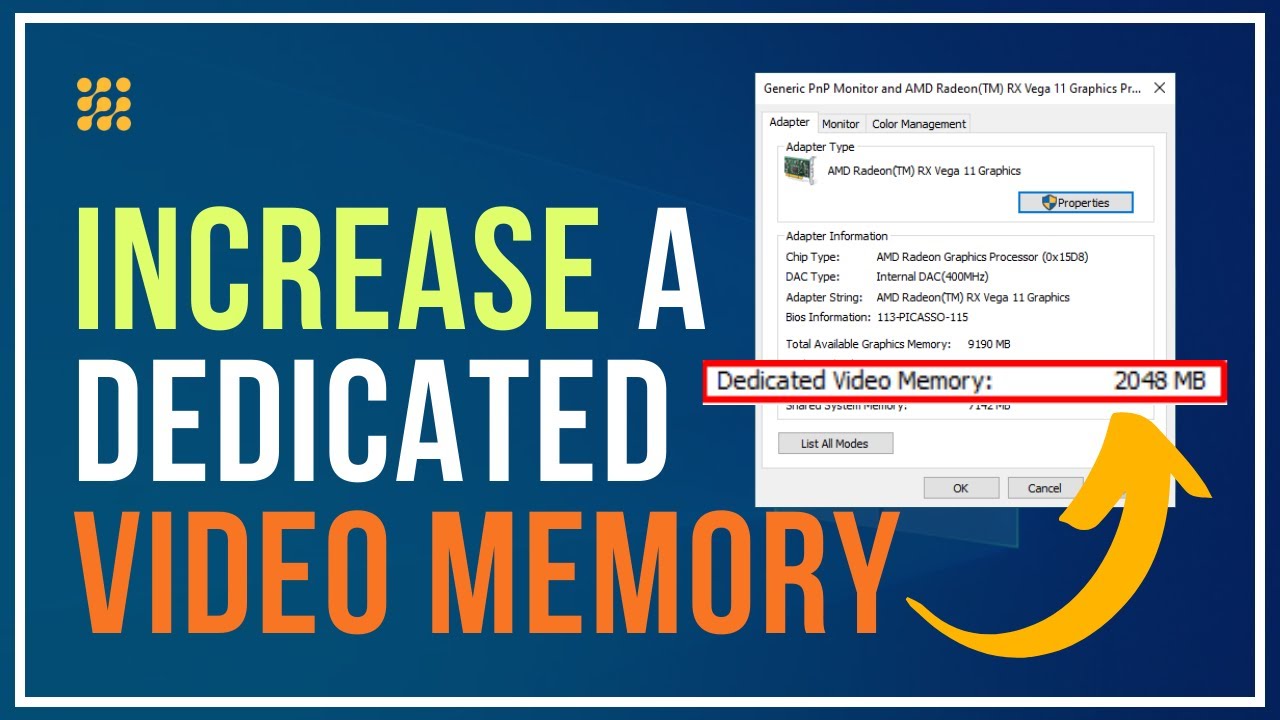 How To Increase Dedicated Video Memory In Windows 10 Increase VRAM