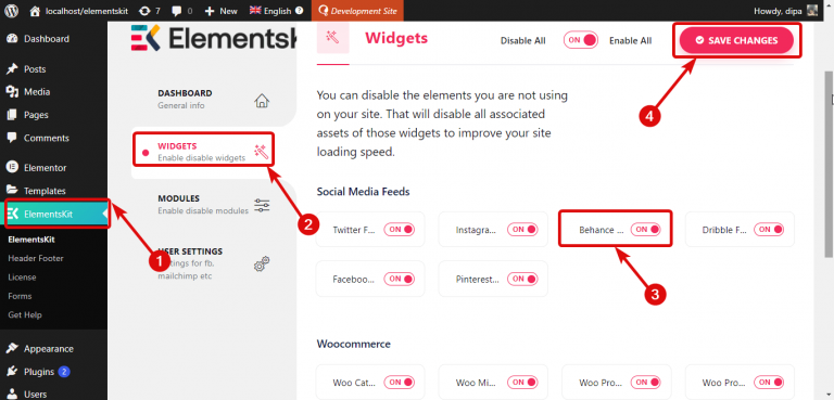 How to Use Behance WordPress Plugin to Add Feed to Your Site