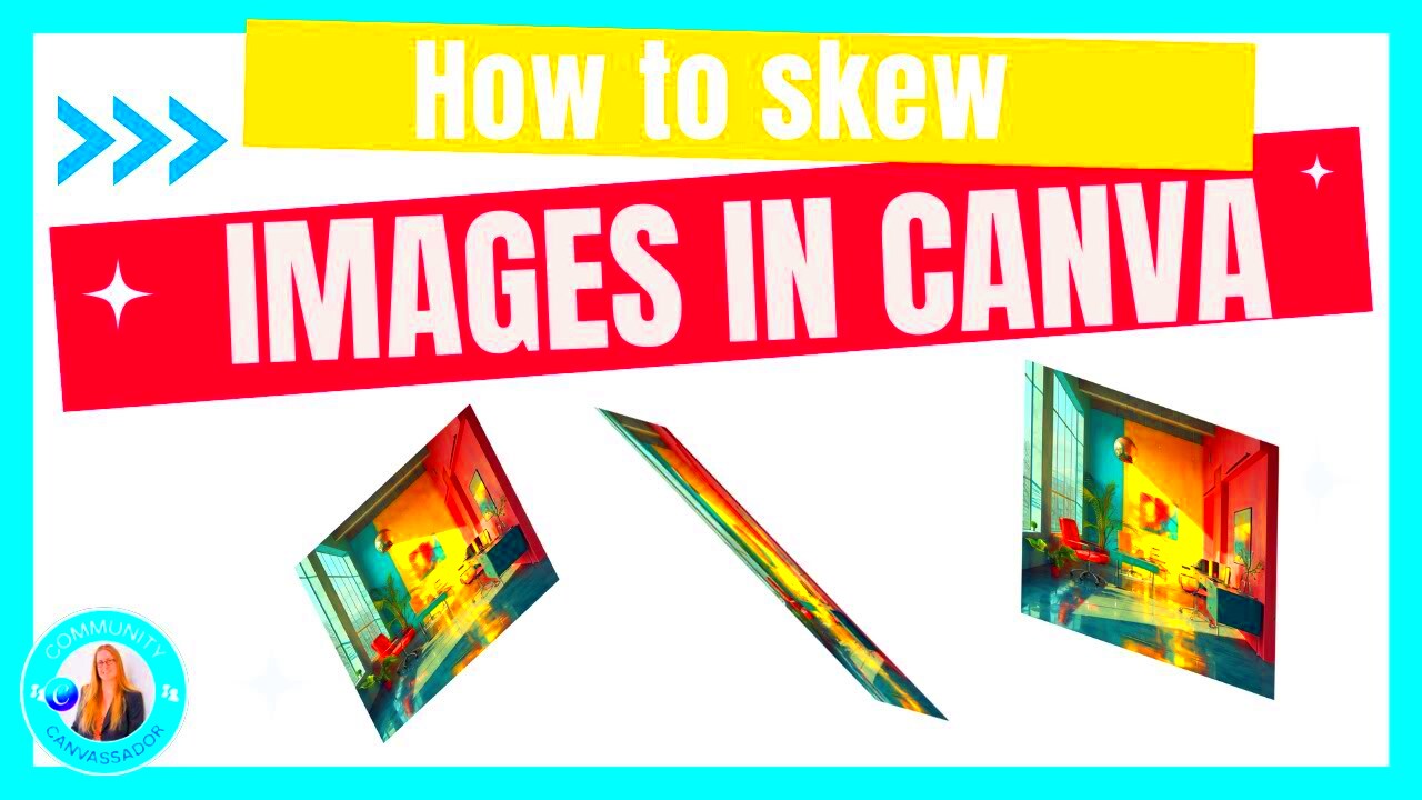 THE SKEW IMAGE APP IN CANVA createoncanva canvassador canva  YouTube