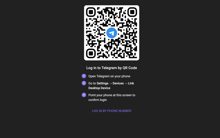 How to Use Telegram QR Code for Logging In