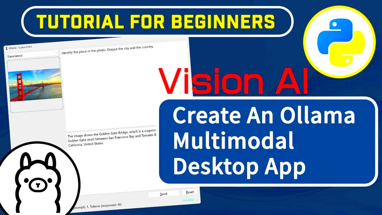 Create An Ollama Vision AI Desktop Application With Python  Python 