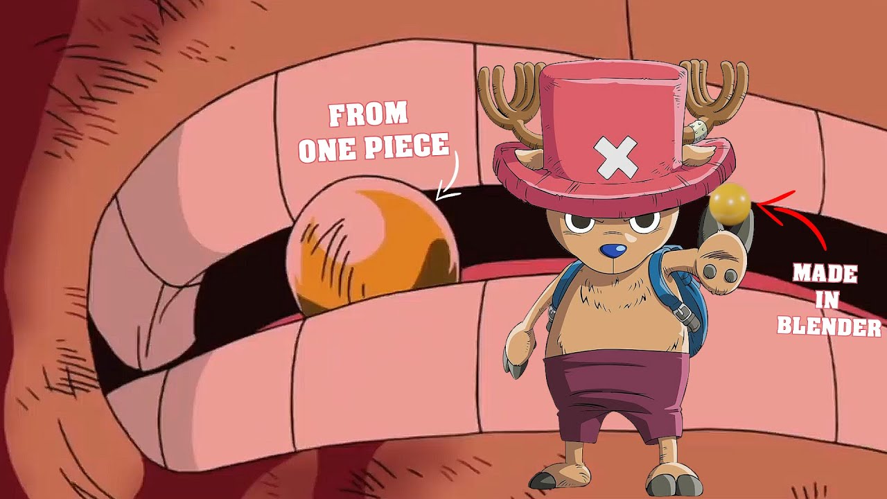 I made Choppers Rumble balls from One piece YouTube