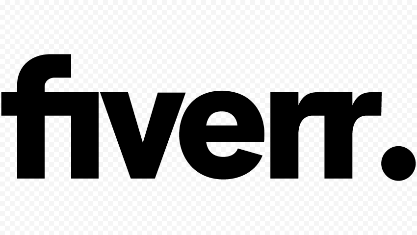 Fiverr Black Logo HD PNG  Citypng