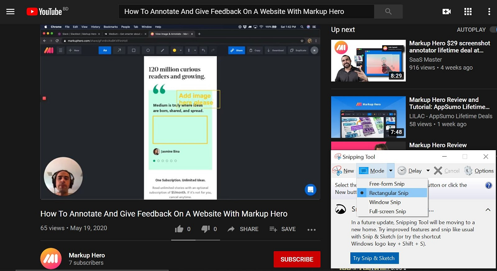 How To Take A Screenshot On YouTube