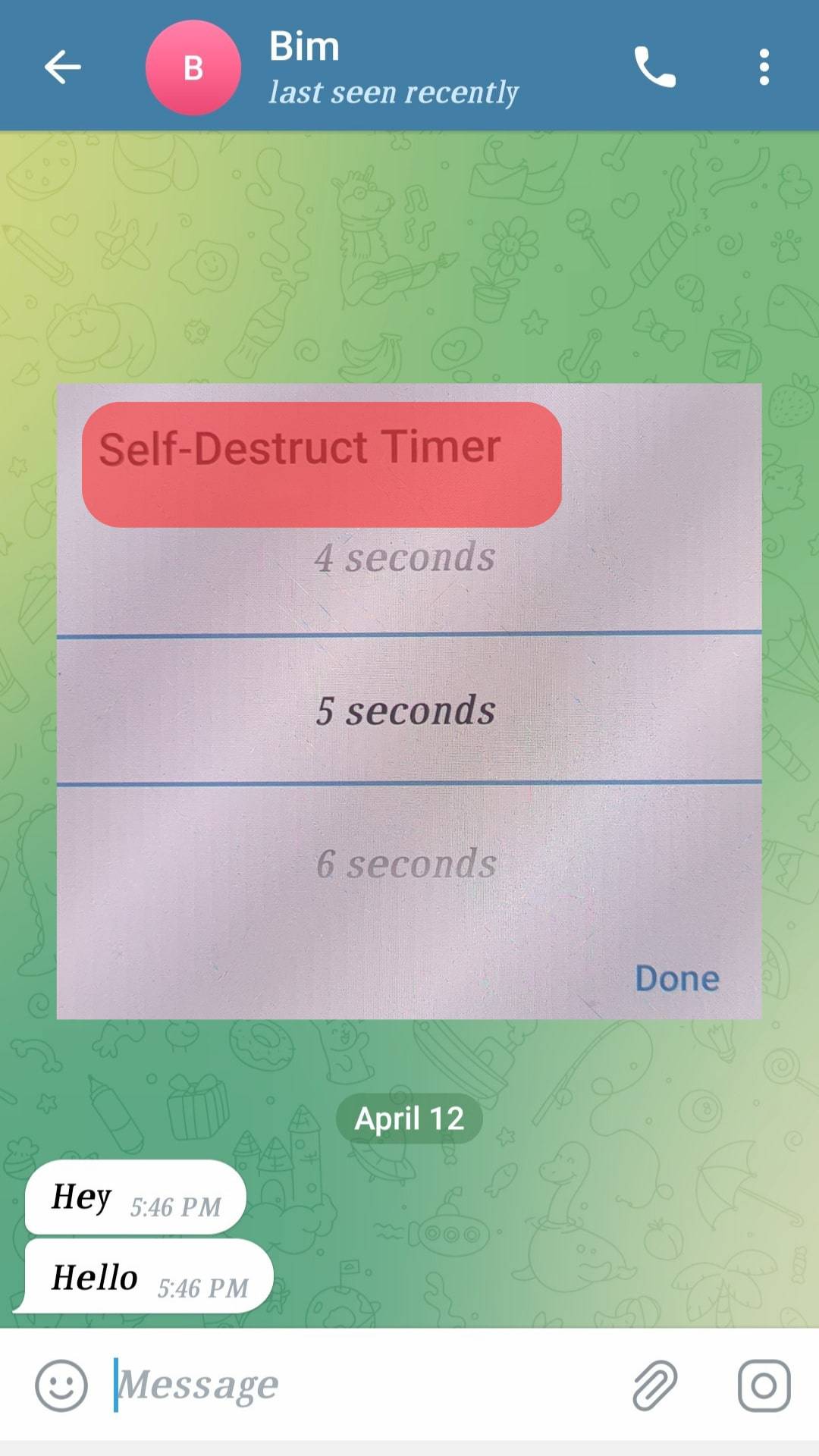 How to Turn Off the Self-Destruct Timer in Telegram Chats