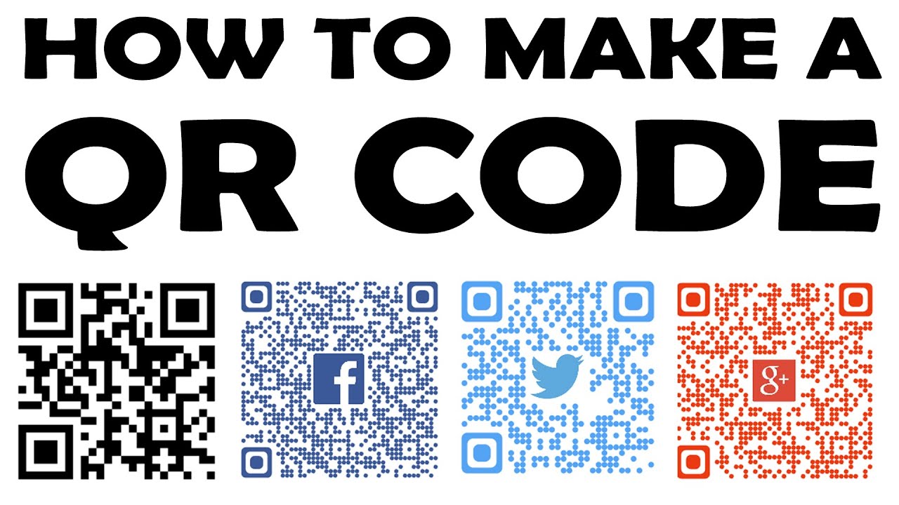HOW TO CREATE A QR CODE   INSTRUCTIONS 101  YouTube