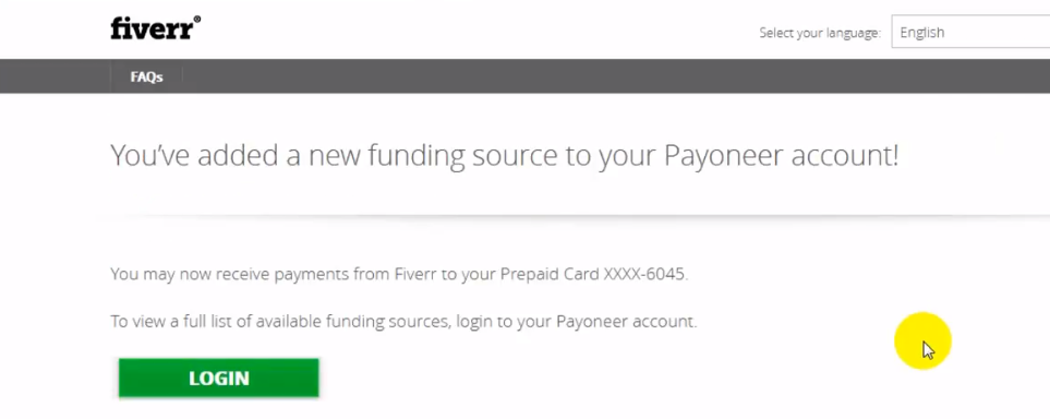 How to withdraw money from Fiverr using Payoneer   Amarindaz