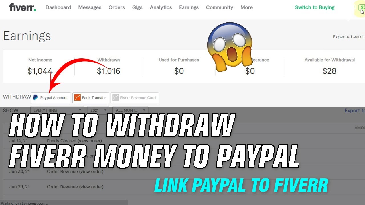 How to Resolve the Issue of Linking PayPal to Fiverr