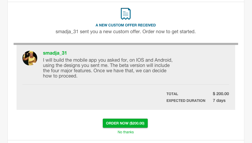 How to Paste Custom Offer Code on Fiverr