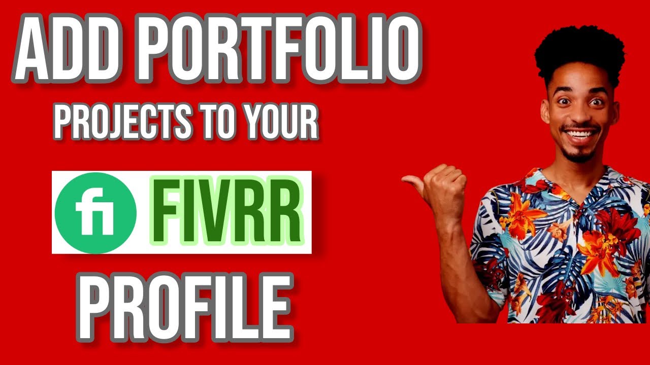 Add portfolio Projects to your Fiverr profile  YouTube