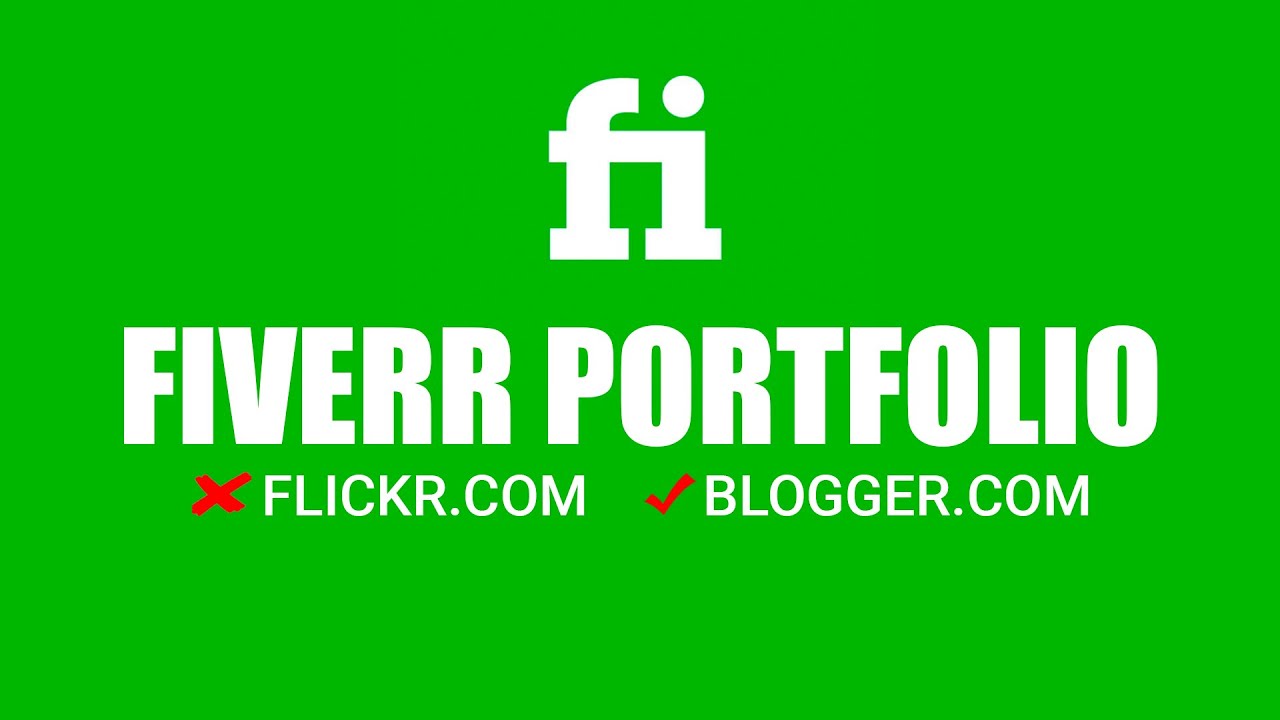 How To Add Blogger Portfolio in Fiverr  Fiverr Portfolio BANGLA 