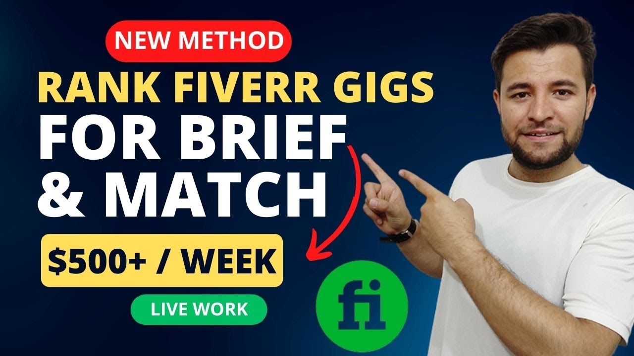 How to get fiverr orders from Fiverr brief  Rank Fiverr gig on First 