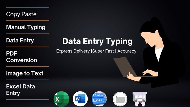 fiverr gig Image for data entry httpswwwfiverrcommahaakram97 