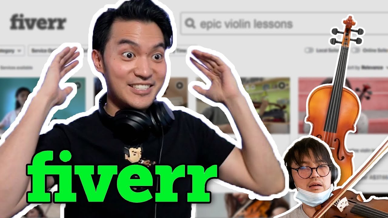 Professional Violinist Pays Strangers on Fiverr to Teach Me Violin 