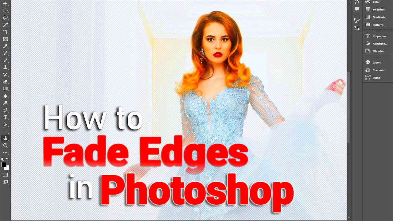 How to Fade Edges in Photoshop or Blur Edges for ANY Photo  YouTube